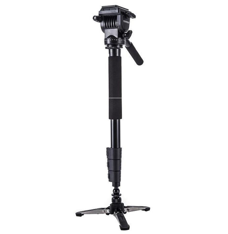 HKM-577491 Portable Monopod 588 for SLR, Mirrorless, and DV Cameras, Max Height 166cm, Lightweight Aluminum Alloy