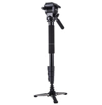 HKM-577491 Portable Monopod 588 for SLR, Mirrorless, and DV Cameras, Max Height 166cm, Lightweight Aluminum Alloy