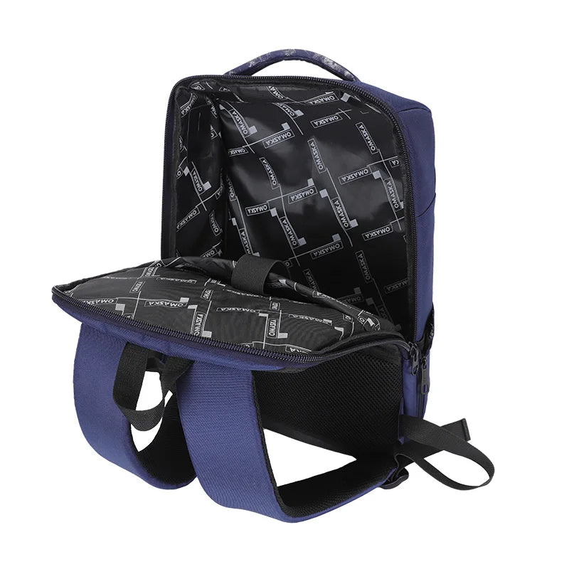 HKM-577491 Waterproof 17-Inch Casual USB Backpack for Business and Everyday Use