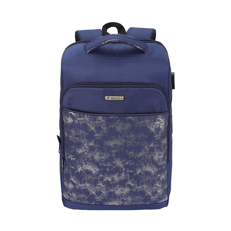 HKM-577491 Waterproof 17-Inch Casual USB Backpack for Business and Everyday Use