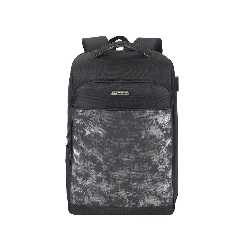 HKM-577491 Waterproof 17-Inch Casual USB Backpack for Business and Everyday Use