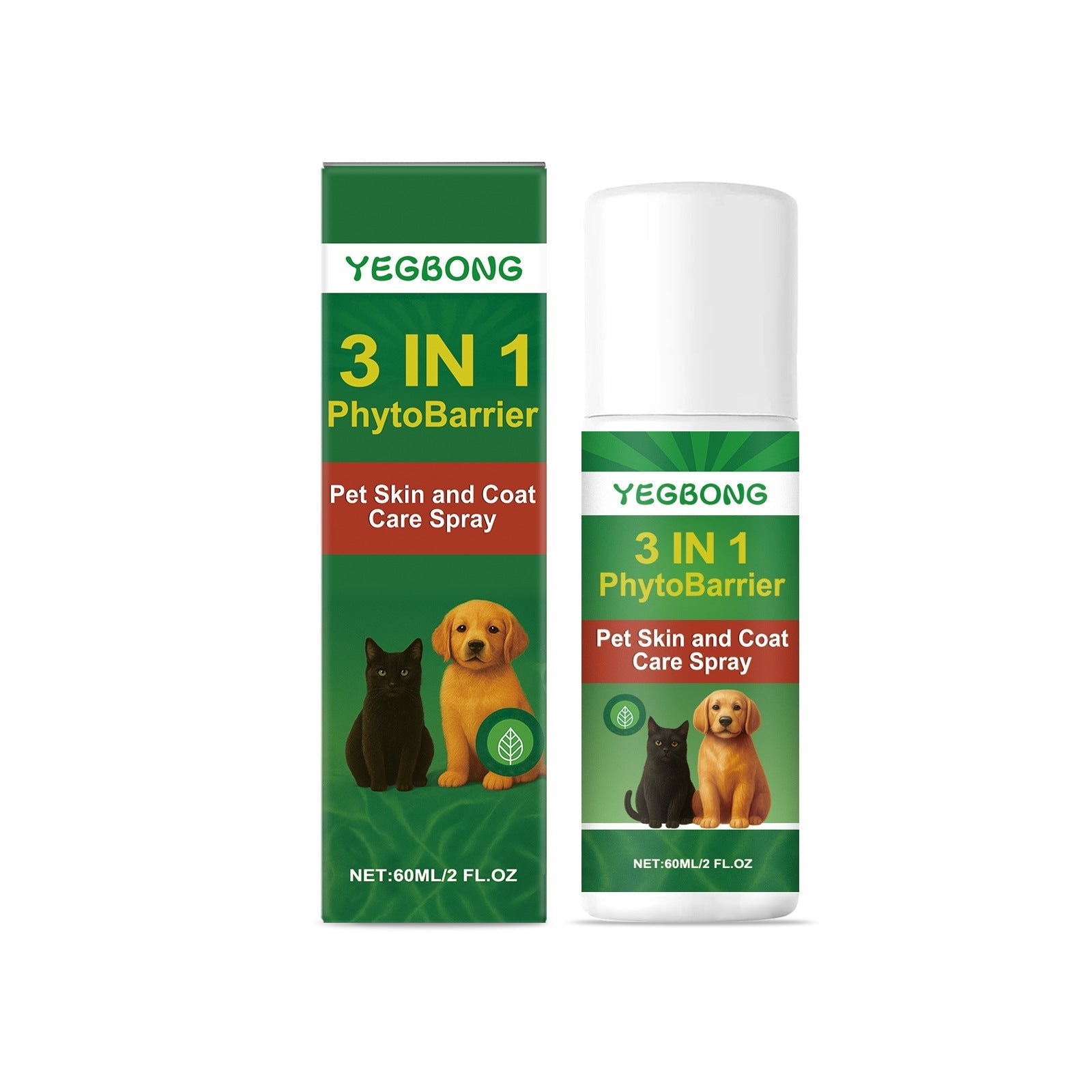 HKM-5775805 Pet Skin and Coat Care Spray for Dogs, 60 ml with Hydrating Ingredients