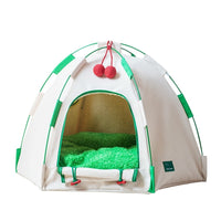HKM-5778109 Dome Cat Nest Tent for All Seasons - Cozy Cloth Pet Bed for Cats and Dogs