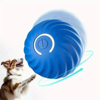 HKM-577875 Blue And Orange Pet Bouncing Ball Fun Pet Bouncing Ball For Cats And Dogs