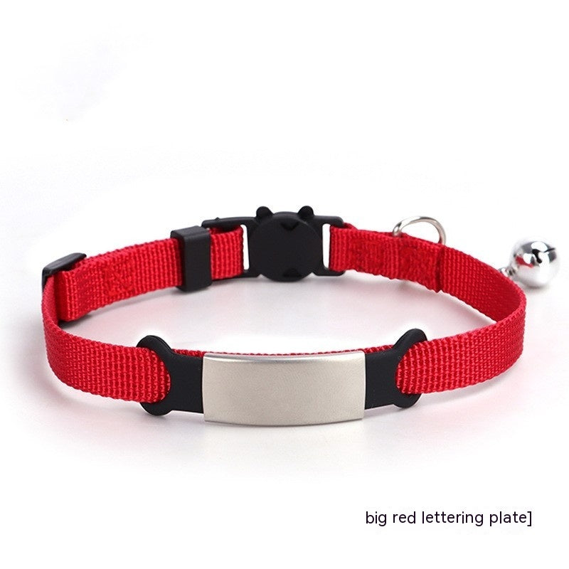 HKM-5779773 Colorful Cat Collar with Detachable Buckle - 8 Shades Available, 1.0 * 30CM