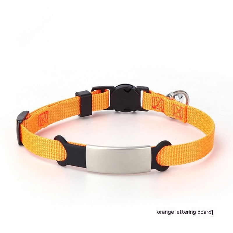 HKM-5779773 Colorful Cat Collar with Detachable Buckle - 8 Shades Available, 1.0 * 30CM