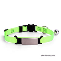 HKM-5779773 Colorful Cat Collar with Detachable Buckle - 8 Shades Available, 1.0 * 30CM