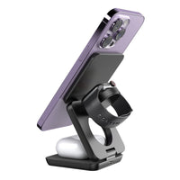 HKM-578131 Magnetic Wireless Charging Stand with 15W Output and Folding Design