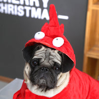 HKM-5782077 Red Aussie Dragon Pet Costume for Halloween - Sizes S, M, L, XL