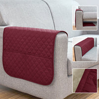 HKM-578323 Waterproof Quilted Armrest Towel for Home Sofa in Multiple Colors
