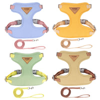 HKM-5783485 Pet Handheld Anti-Break Loose Cat Safety Harness and Leash Set in Multiple Colors