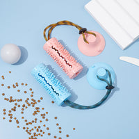 HKM-5784509 Dog Chew Food Dispenser with Suction Cup for Fun Tugging and Biting Play, TPR Material, 44cm Length
