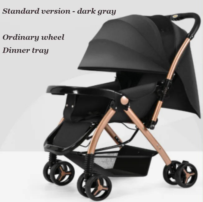 HKM-578451 Cost-effective Standard Baby Stroller with Ordinary Wheels – Available in 4 Colours
