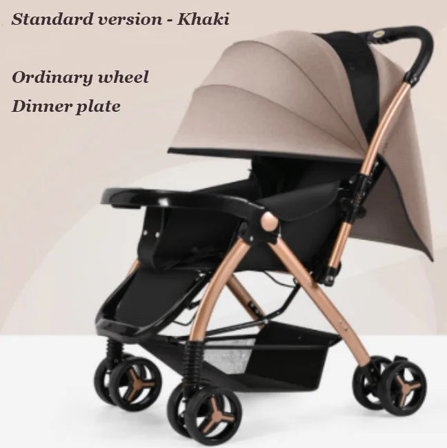 HKM-578451 Cost-effective Standard Baby Stroller with Ordinary Wheels – Available in 4 Colours