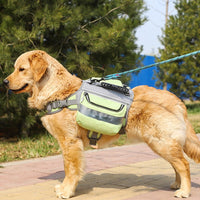HKM-5785917 Outdoor Large Dog Backpack - Adjustable Oxford Cloth Pet Carrier in Various Colors