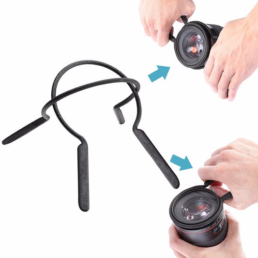 HKM-578643 Rubber-coated Metal Filter Wrench Set for 67mm & 72mm Camera Lenses - 2 Pack