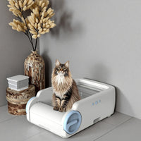 HKM-578707 Fully Automatic Cat Litter Box with Anti-Odor, Smart Cleaning & Deodorization Features