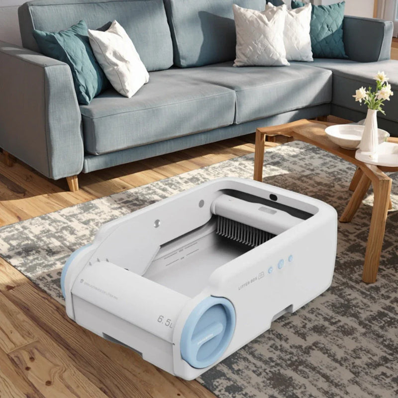 HKM-578707 Fully Automatic Cat Litter Box with Anti-Odor, Smart Cleaning & Deodorization Features