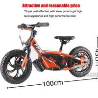 HKM-578835 Electric Balance Bike for Kids 250W 36V 16" Model with Aluminum Frame and Disc Brake