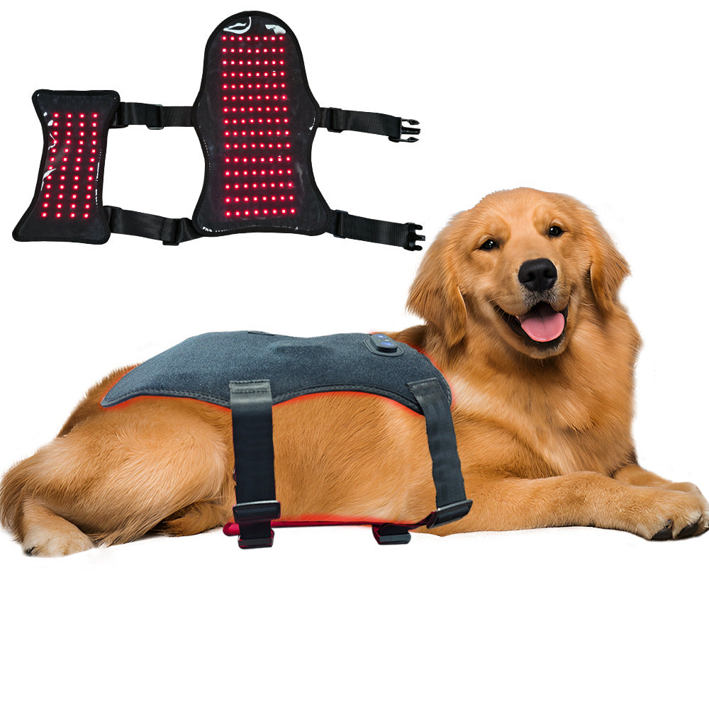 HKM-5788733 Red-Light Infrared Therapeutic Heating Fabric for Dogs - 5W, 120¡ã Effective Range, 40 Lamp Beads