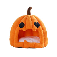 HKM-5789501 Cozy Semi-Enclosed Pet Nest with Removable Crystal Velvet Lining