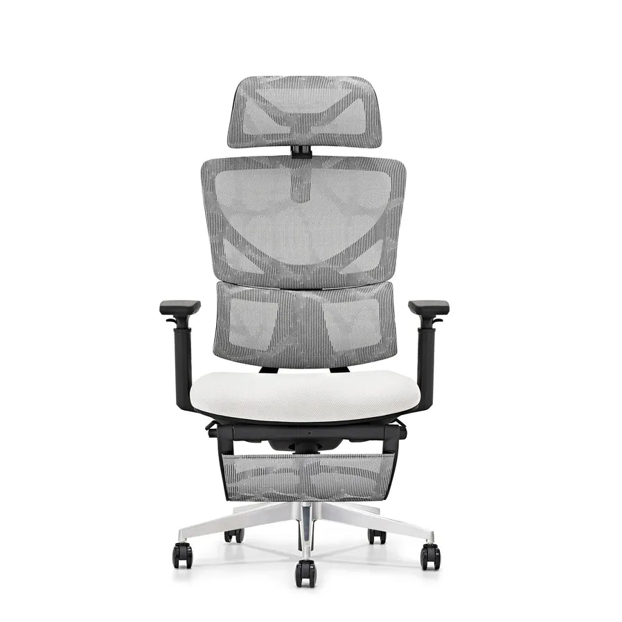 HKM-579027 Ergonomic High Back Mesh Office Chair with Footrest and Swivel Function