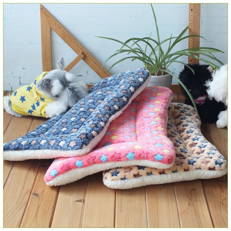 HKM-5791293 Waterproof Suede Plush Mat for Cats and Dogs - Leakproof Sheepskin and Wool Design