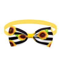 HKM-5791421 Sunflower Pet Bow Tie for Dogs ¨C Summer Floral Design in Various Colors