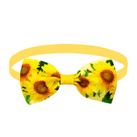 HKM-5791421 Sunflower Pet Bow Tie for Dogs ¨C Summer Floral Design in Various Colors
