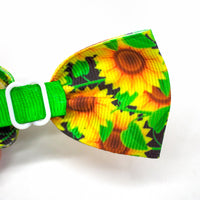 HKM-5791421 Sunflower Pet Bow Tie for Dogs ¨C Summer Floral Design in Various Colors