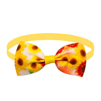HKM-5791421 Sunflower Pet Bow Tie for Dogs ¨C Summer Floral Design in Various Colors