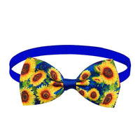HKM-5791421 Sunflower Pet Bow Tie for Dogs ¨C Summer Floral Design in Various Colors