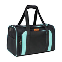 HKM-5791677 Expandable Breathable Cat Carrying Bag with Detachable Shoulder Strap and Internal Pet Mat