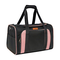 HKM-5791677 Expandable Breathable Cat Carrying Bag with Detachable Shoulder Strap and Internal Pet Mat
