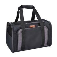 HKM-5791677 Expandable Breathable Cat Carrying Bag with Detachable Shoulder Strap and Internal Pet Mat