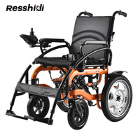HKM-579283 500W Dual Motor Foldable Electric Wheelchair with Joystick Control - Steel & Carbon Steel Construction