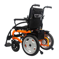 HKM-579283 500W Dual Motor Foldable Electric Wheelchair with Joystick Control - Steel & Carbon Steel Construction