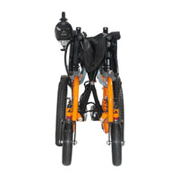 HKM-579283 500W Dual Motor Foldable Electric Wheelchair with Joystick Control - Steel & Carbon Steel Construction