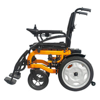 HKM-579283 500W Dual Motor Foldable Electric Wheelchair with Joystick Control - Steel & Carbon Steel Construction