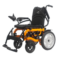 HKM-579283 500W Dual Motor Foldable Electric Wheelchair with Joystick Control - Steel & Carbon Steel Construction