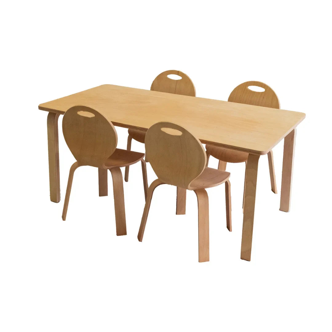 HKM-579283 Plywood Kindergarten Chair for Kids - EN71-3 Certified Nursery Furniture