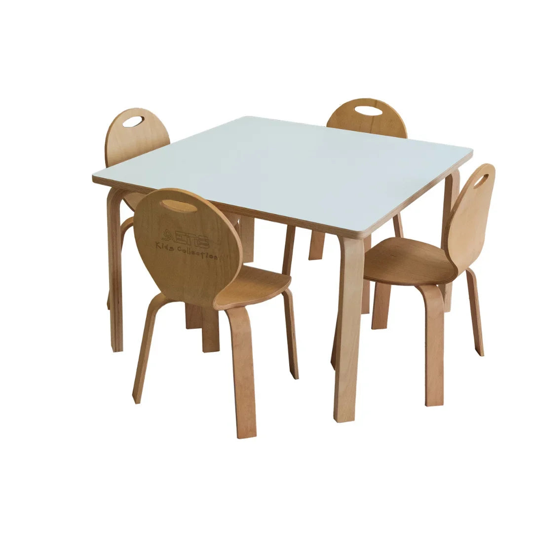 HKM-579283 Plywood Kindergarten Chair for Kids - EN71-3 Certified Nursery Furniture