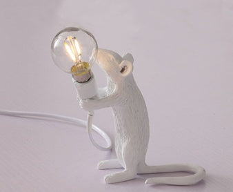 HKM-579347 Nordic Style Mouse Personality Mini Table Lamp for Children's Room and Dormitory