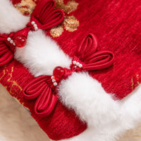 HKM-5793981 Festive Autumn Winter Fleece Two-Legged Coat for Small Dogs and Cats