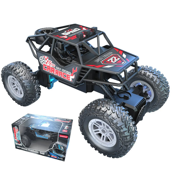 HKM-579411 Four-Wheel Drive Remote Control Off-Road Climbing Car - Rechargeable, High-Speed Racing Toy for Kids