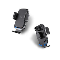 HKM-579475 Car Wireless Charger with Polyurethane PVC Suction Cup, ABS Joint Rod, and USB Output