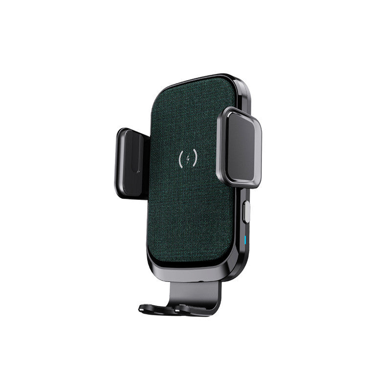 HKM-579475 Car Wireless Charger with Polyurethane PVC Suction Cup, ABS Joint Rod, and USB Output