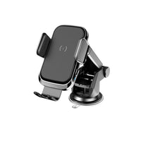 HKM-579475 Car Wireless Charger with Polyurethane PVC Suction Cup, ABS Joint Rod, and USB Output