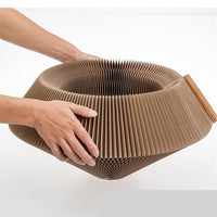 HKM-5795389 Foldable Large Corrugated Cat Scratching Board – Eco-Friendly Claw Sharpener for All Cats