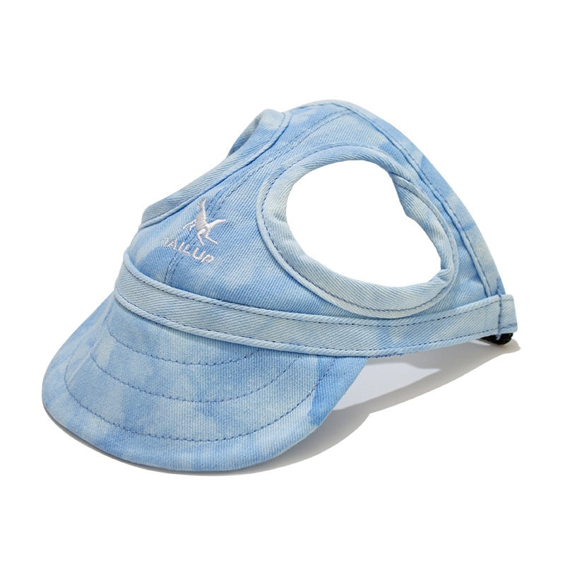 HKM-5795773 Pet Baseball Cap for Dogs - Stylish Canvas Hat in Various Colors and Sizes